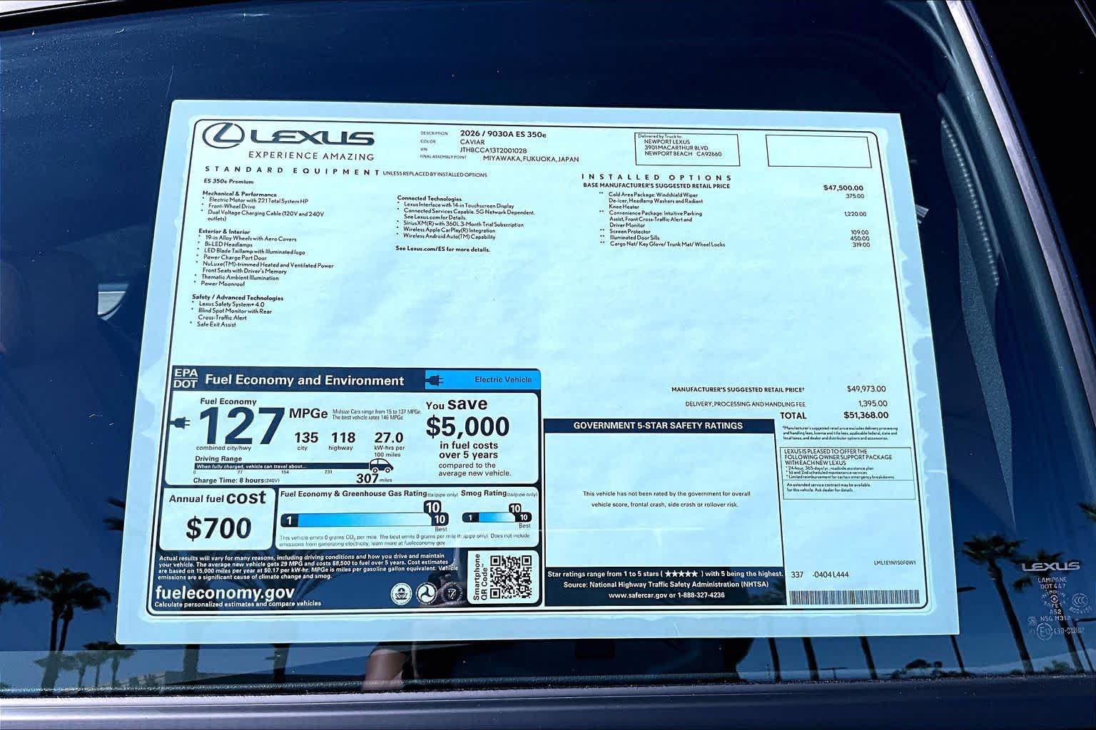 New 2026 Lexus ES 350e FWD image 22