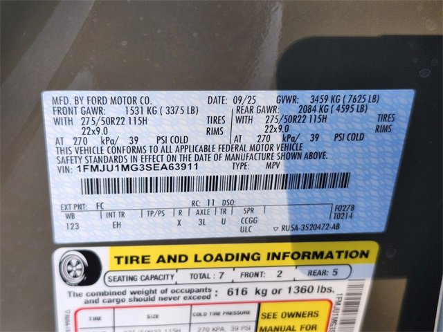 New 2025 Ford Expedition Platinum w/ Stealth Performance Package image 38