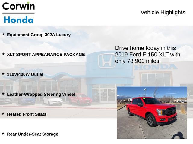 Used 2019 Ford F150 XLT w/ Equipment Group 302A Luxury image 7