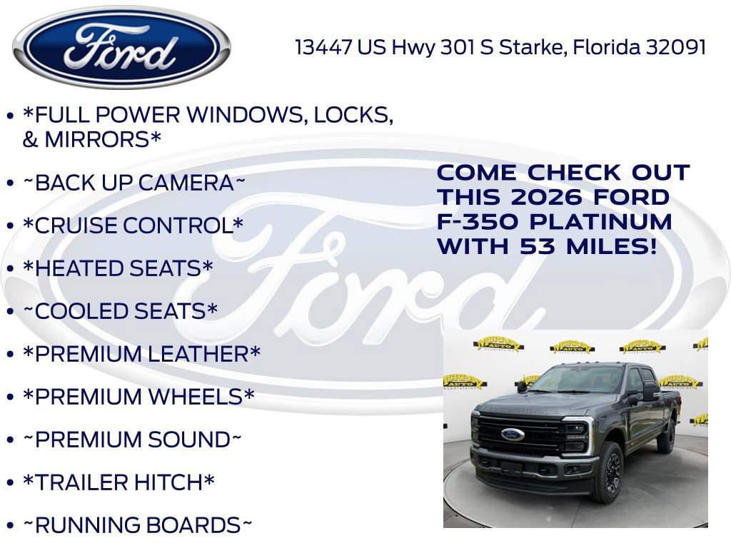 New 2026 Ford F350 Platinum image 10
