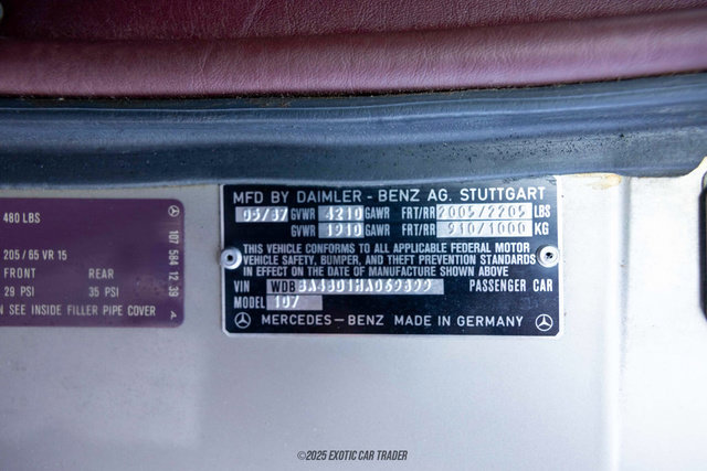 Used 1987 Mercedes-Benz 560 SL image 51