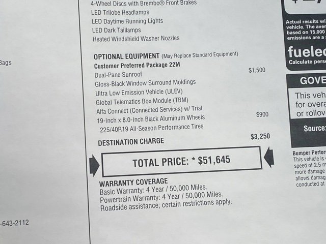 New 2025 Alfa Romeo Giulia AWD image 50