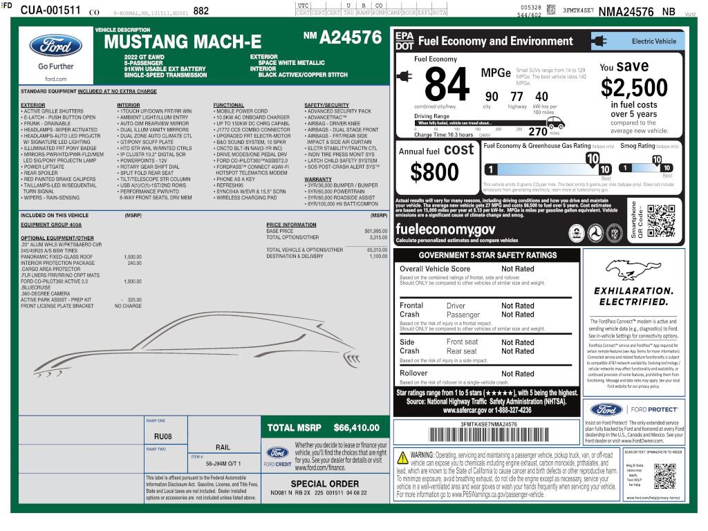 Used 2022 Ford Mustang Mach-E GT AWD/4WD image 4
