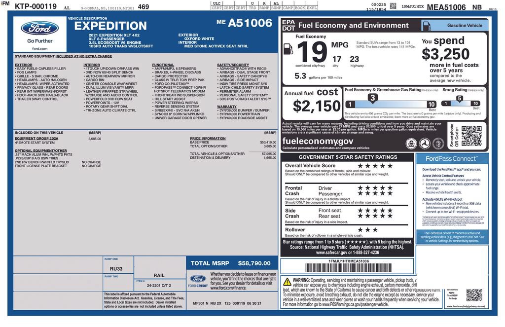 Used 2021 Ford Expedition XLT RWD image 28