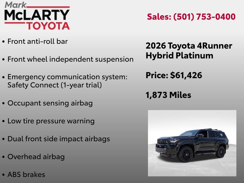 Certified 2026 Toyota 4Runner Platinum AWD/4WD image 40