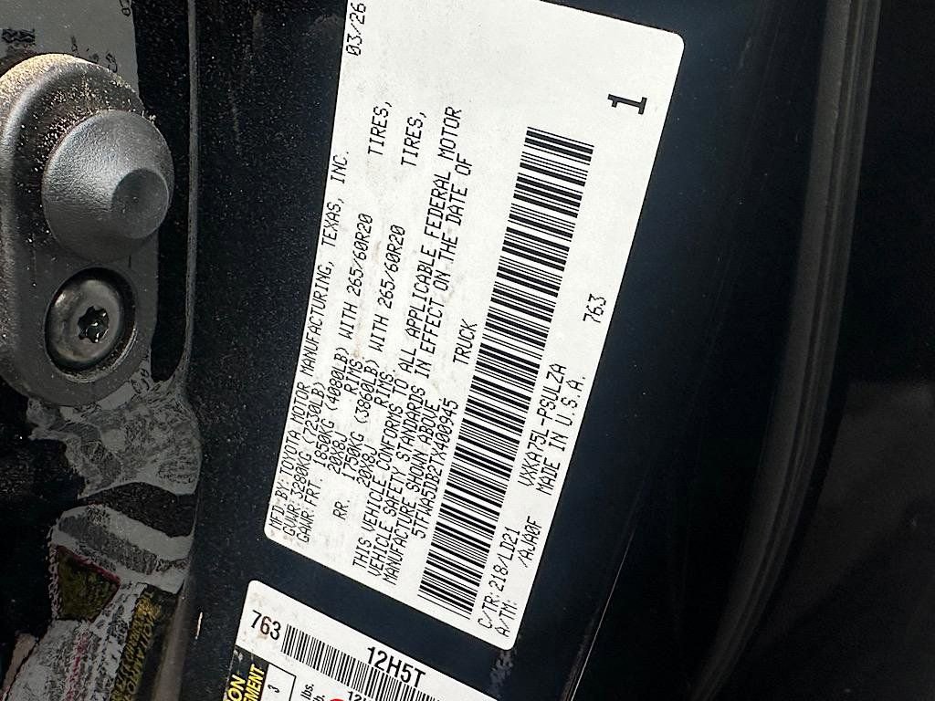 New 2026 Toyota Tundra Limited image 16