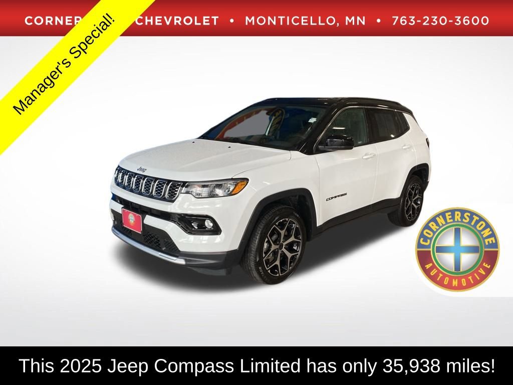 Used 2025 Jeep Compass Limited AWD/4WD image 1