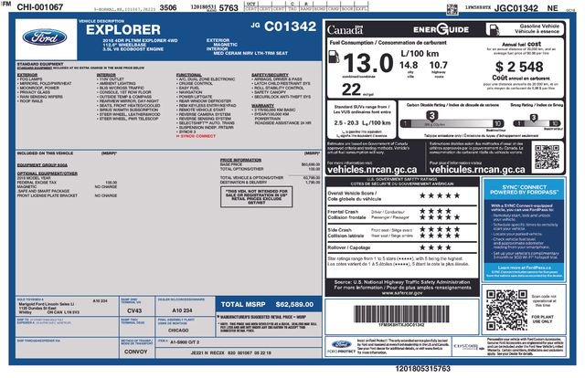 Used 2018 Ford Explorer Platinum AWD/4WD image 39