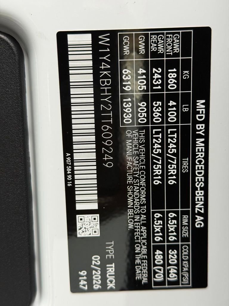 New 2026 Mercedes-Benz Sprinter 2500 image 10