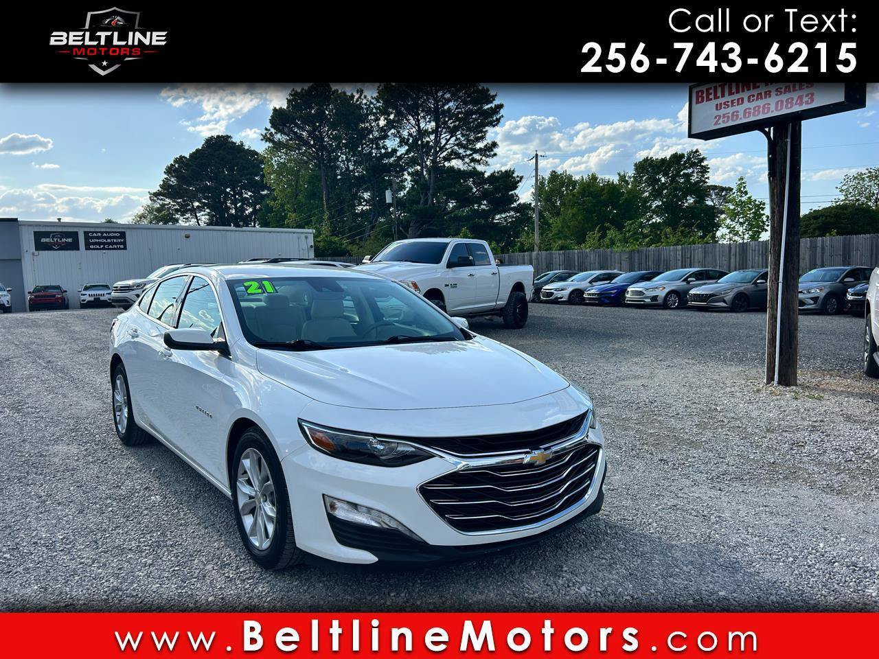 Used 2021 Chevrolet Malibu LT w/ Leather Package FWD image 1