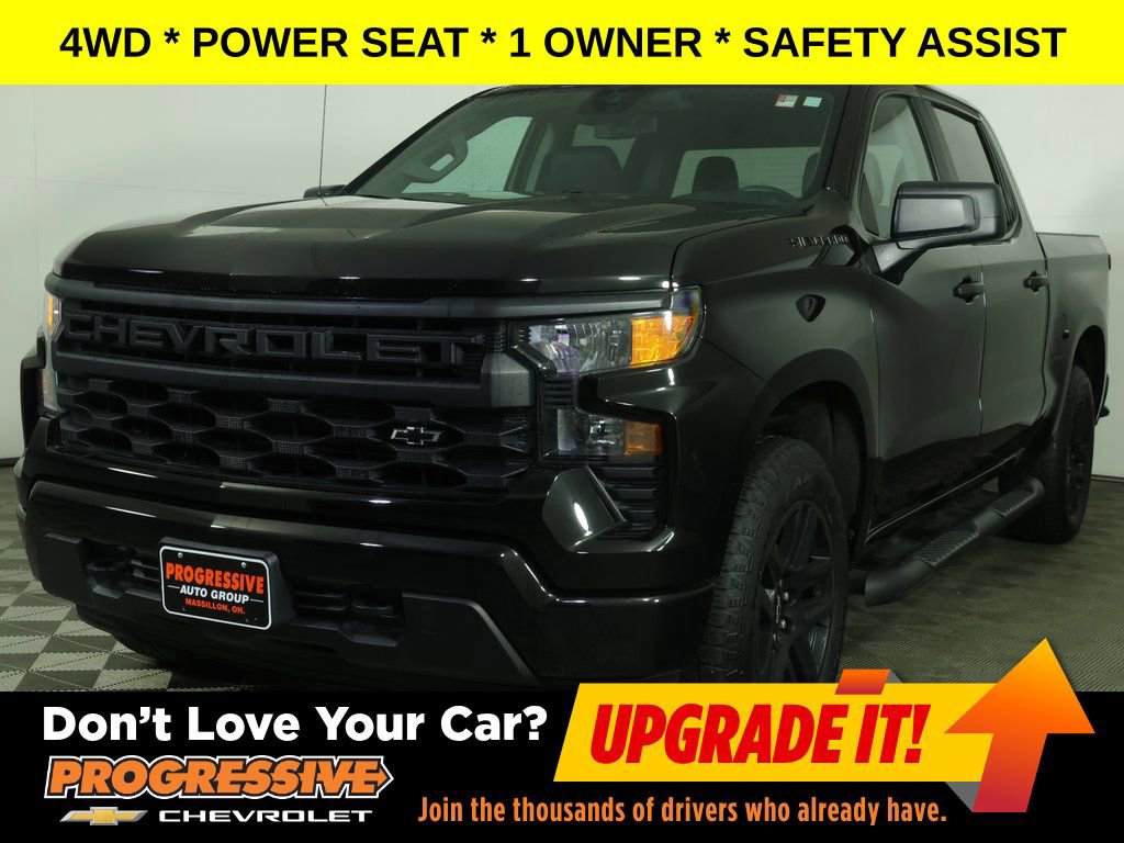 Used 2023 Chevrolet Silverado 1500 Custom w/ 2.7L Blackout Package