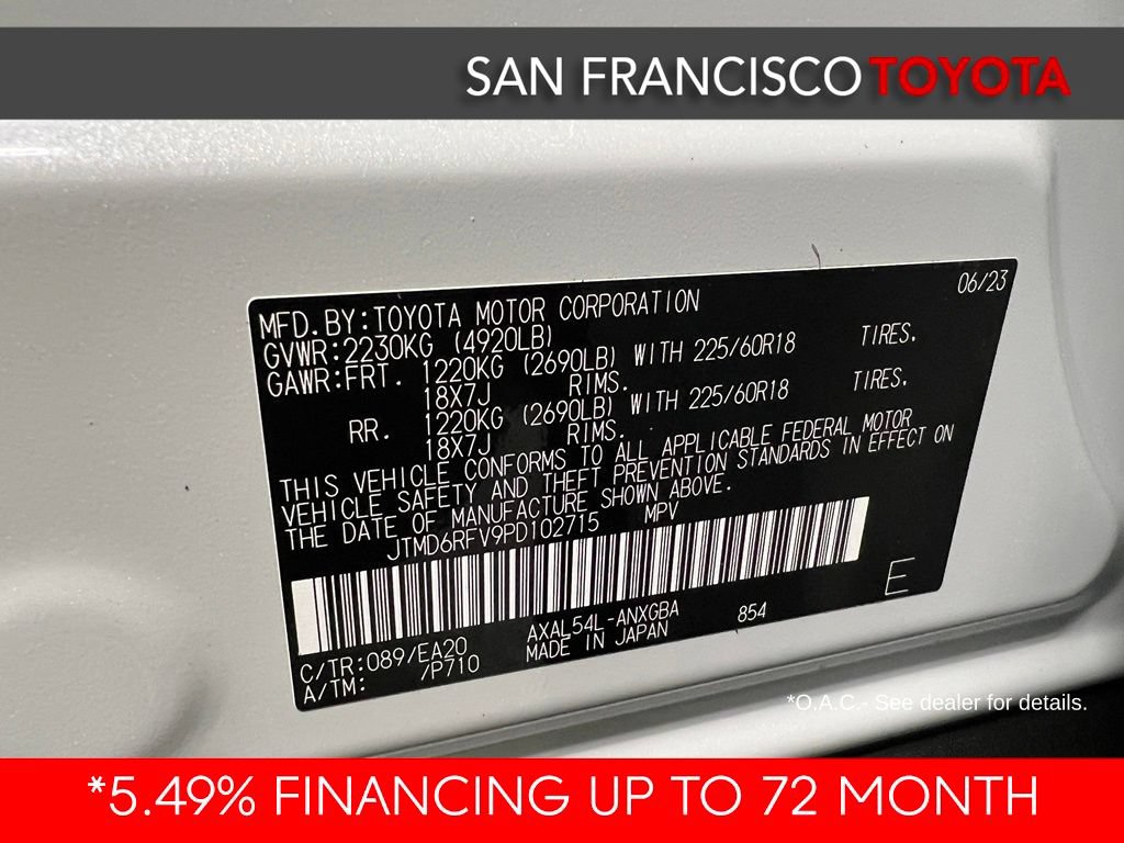 Used 2023 Toyota RAV4 Limited AWD/4WD image 46