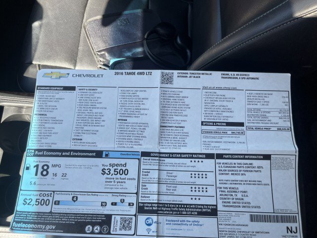 Used 2016 Chevrolet Tahoe LTZ image 29