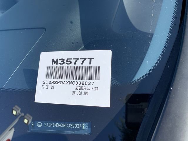 Used 2022 Lexus RX 350 AWD w/ Premium Package image 39