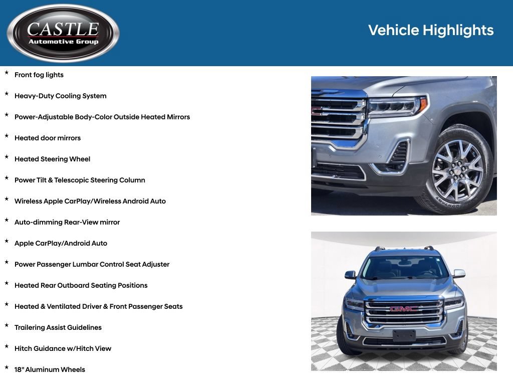 Used 2023 GMC Acadia SLT w/ Preferred Package AWD/4WD image 12