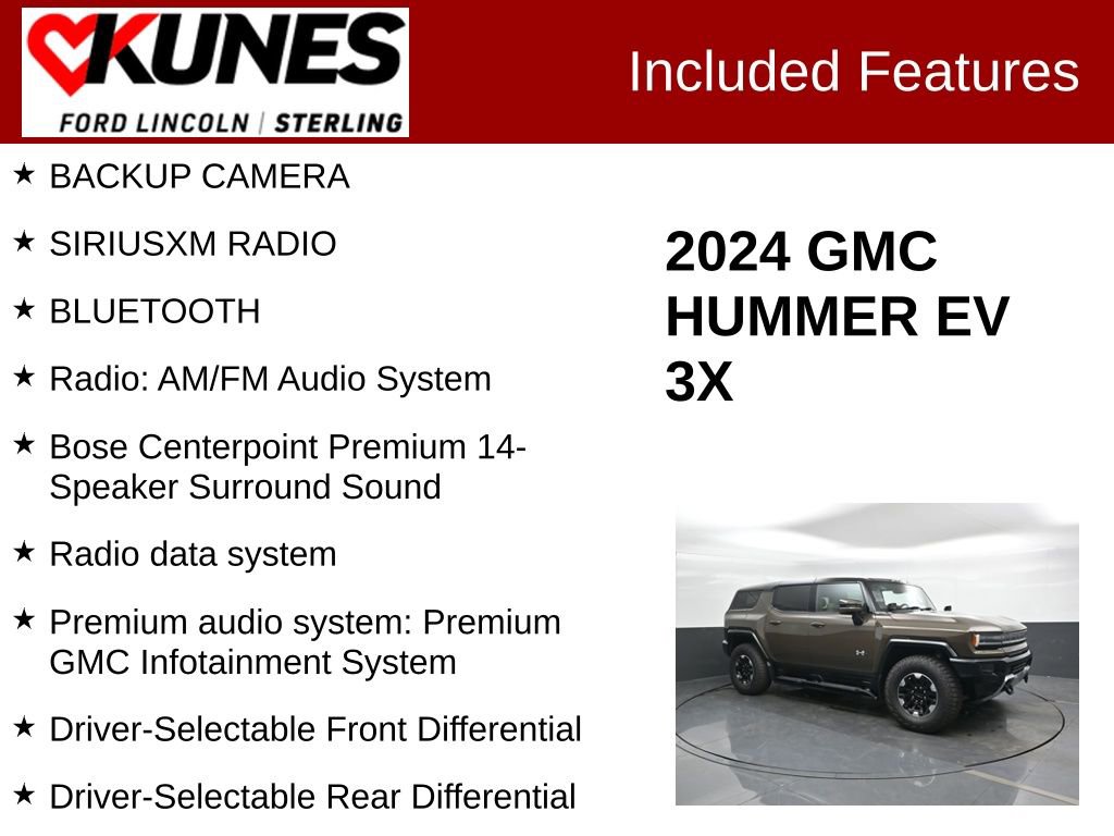 Used 2024 GMC Hummer EV 3X w/ Extreme Off-Road Package image 3