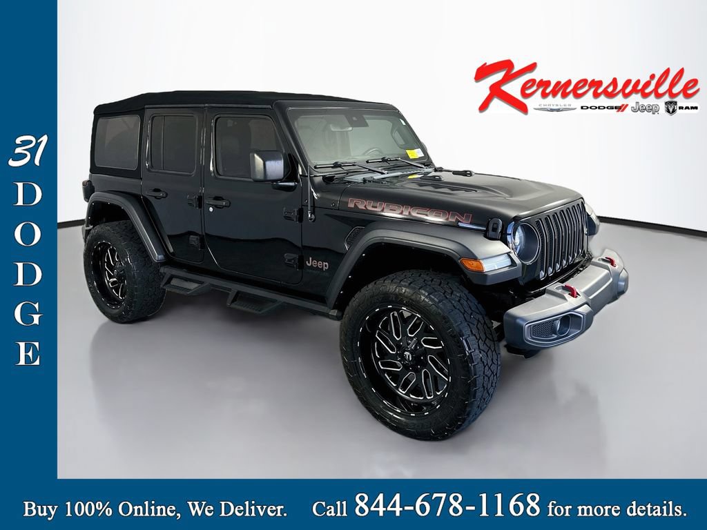 Used 2022 Jeep Wrangler Unlimited Rubicon w/ LED Lighting Group AWD/4WD image 1