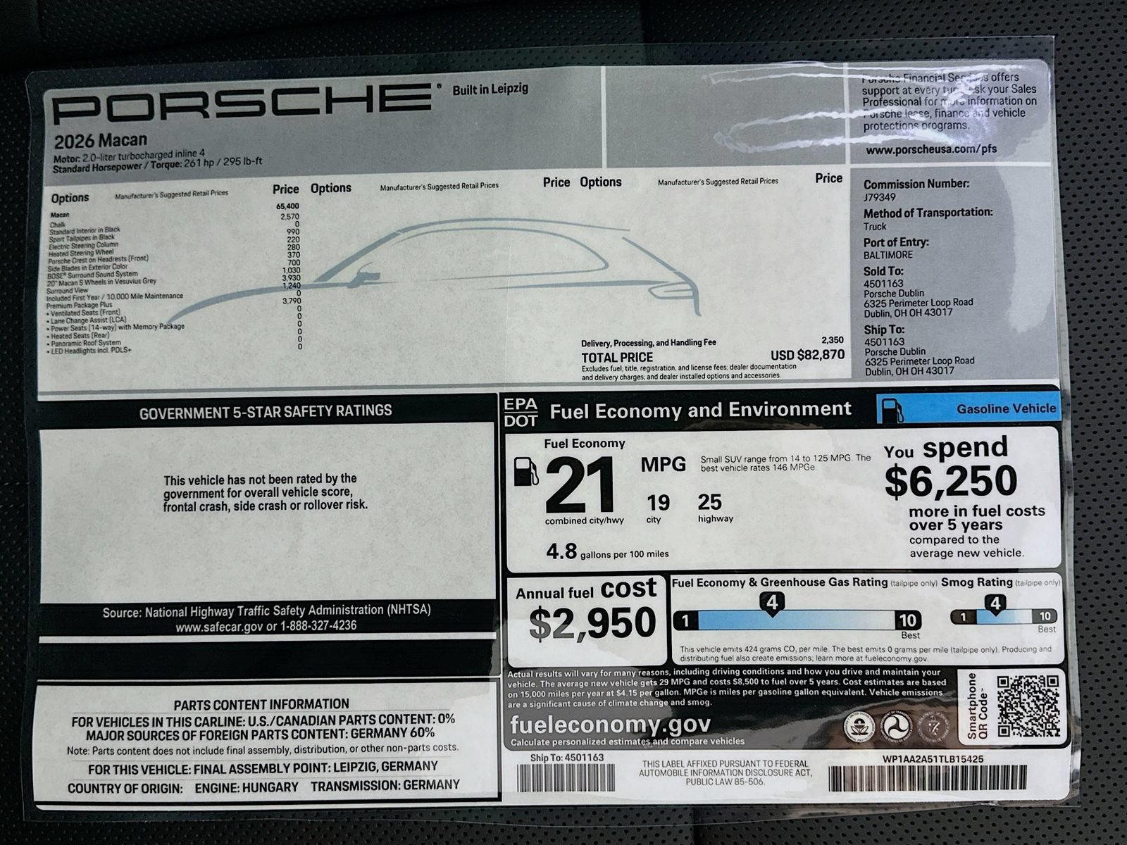 New 2026 Porsche Macan AWD/4WD image 48