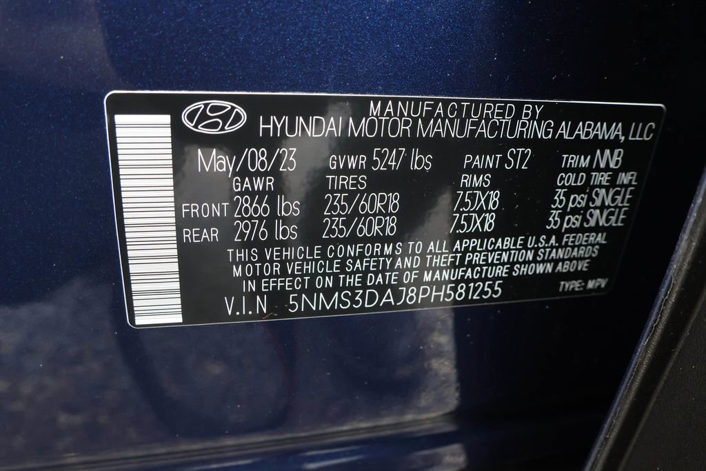 Certified 2023 Hyundai Santa Fe SEL w/ Premium Package AWD/4WD image 44