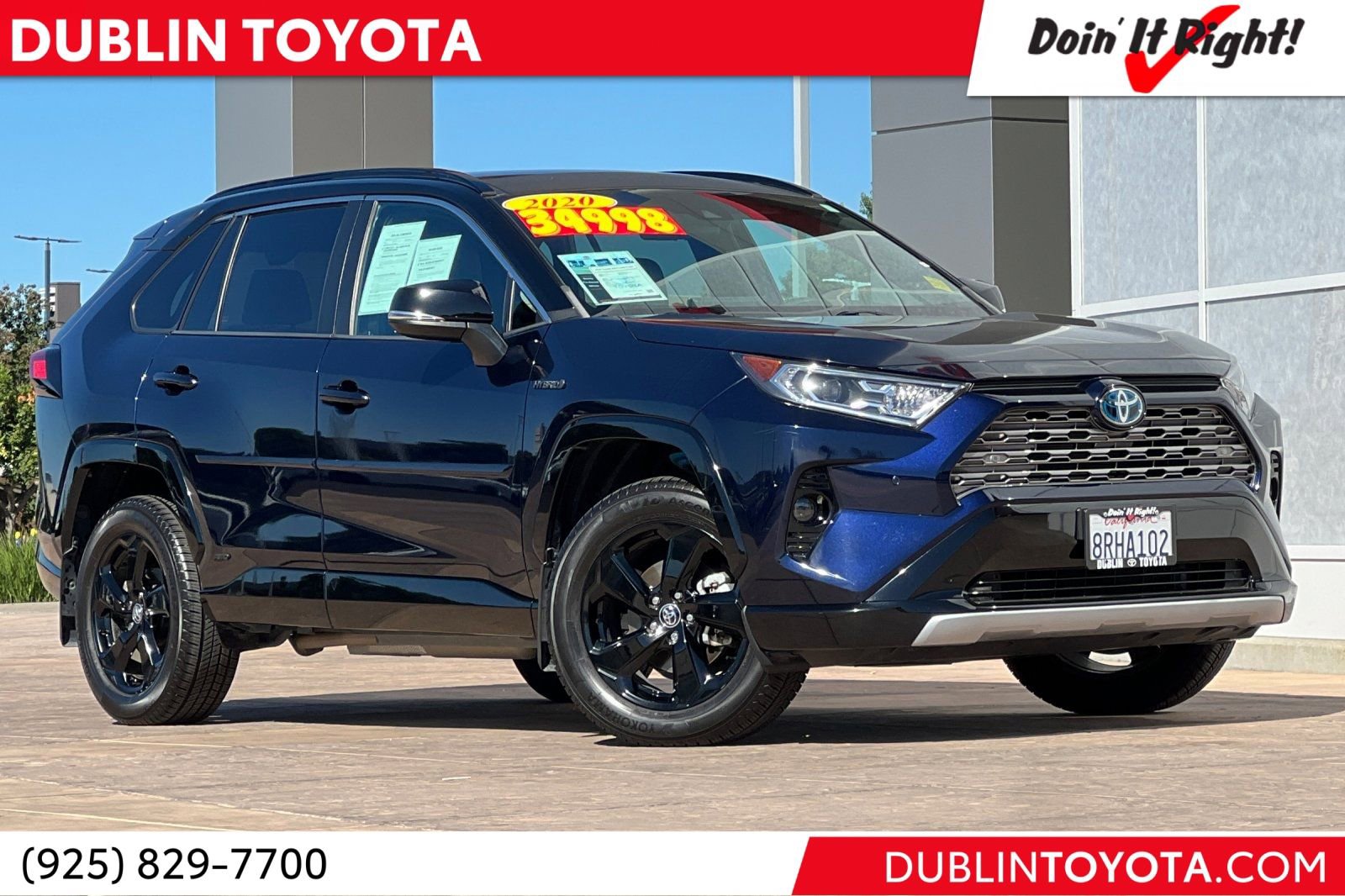 Certified 2020 Toyota RAV4 XSE