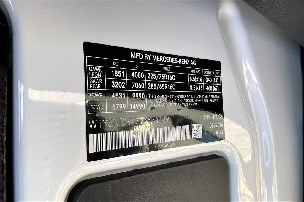 New 2026 Mercedes-Benz Sprinter 3500 image 12