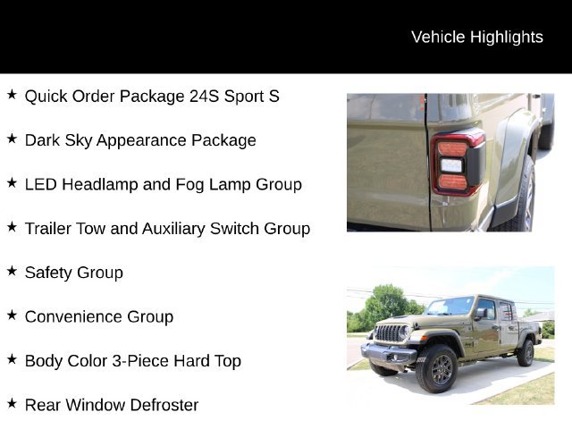 New 2026 Jeep Gladiator Sport AWD/4WD image 3