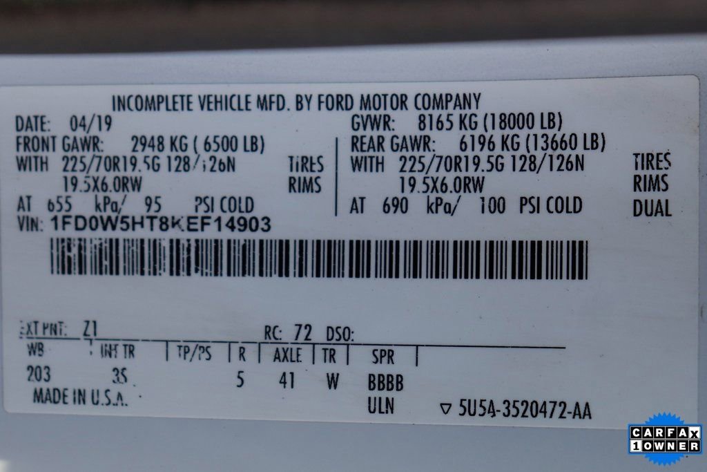 Used 2019 Ford F550 4x4 Crew Cab Super Duty image 52