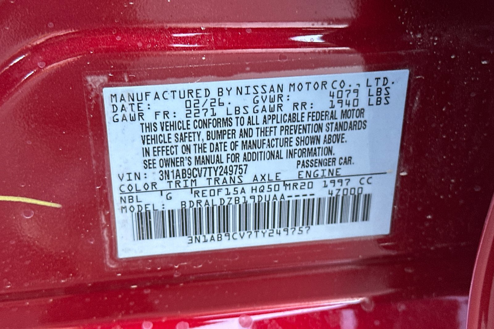 New 2026 Nissan Sentra SV image 26