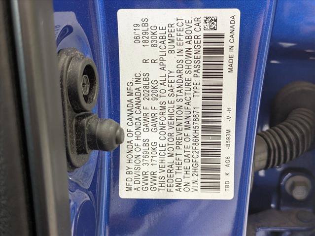 Used 2019 Honda Civic Sport image 15