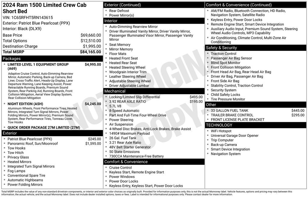 Used 2024 RAM 1500 Limited AWD/4WD image 5
