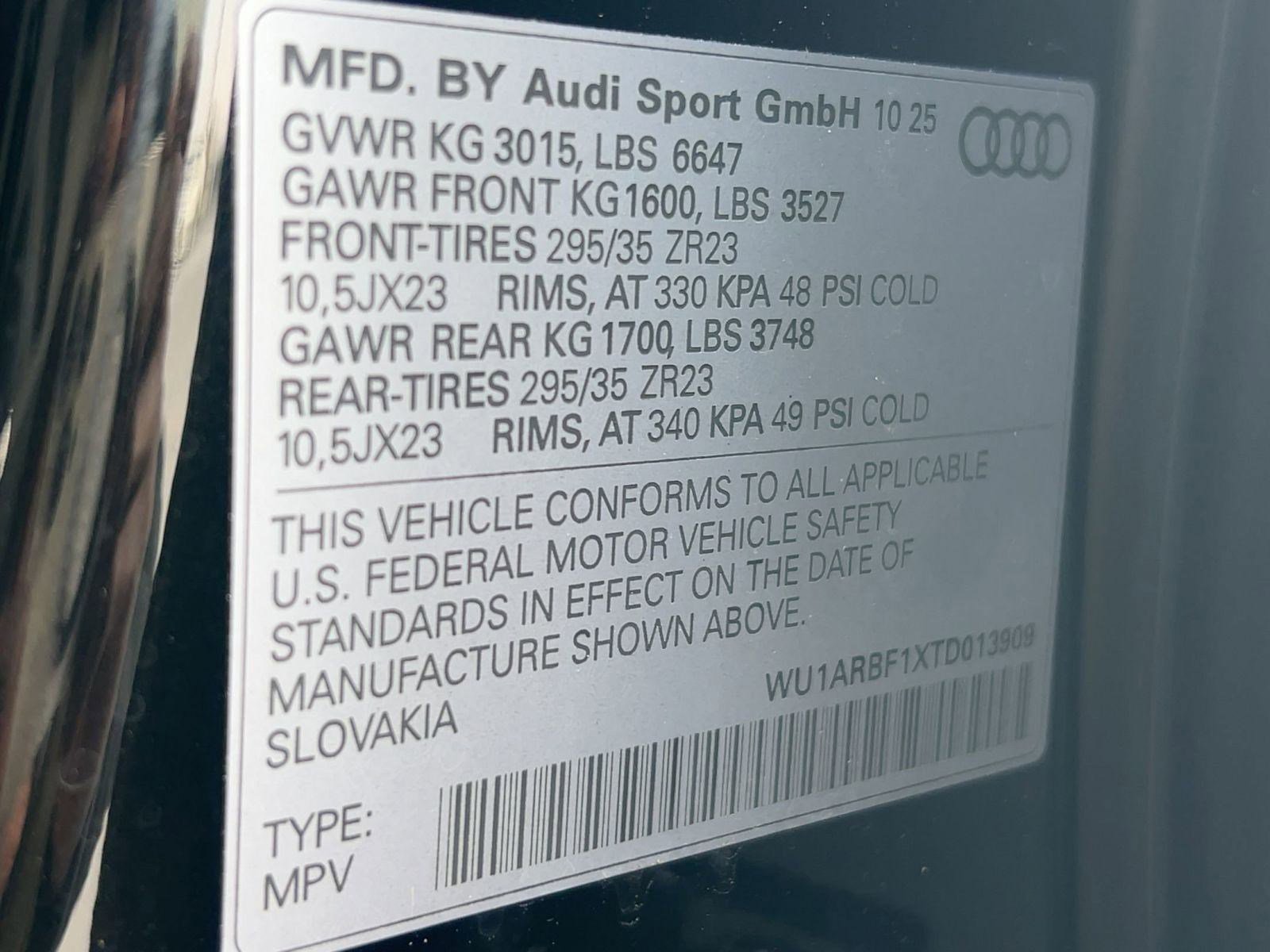 New 2026 Audi RS Q8 performance image 20