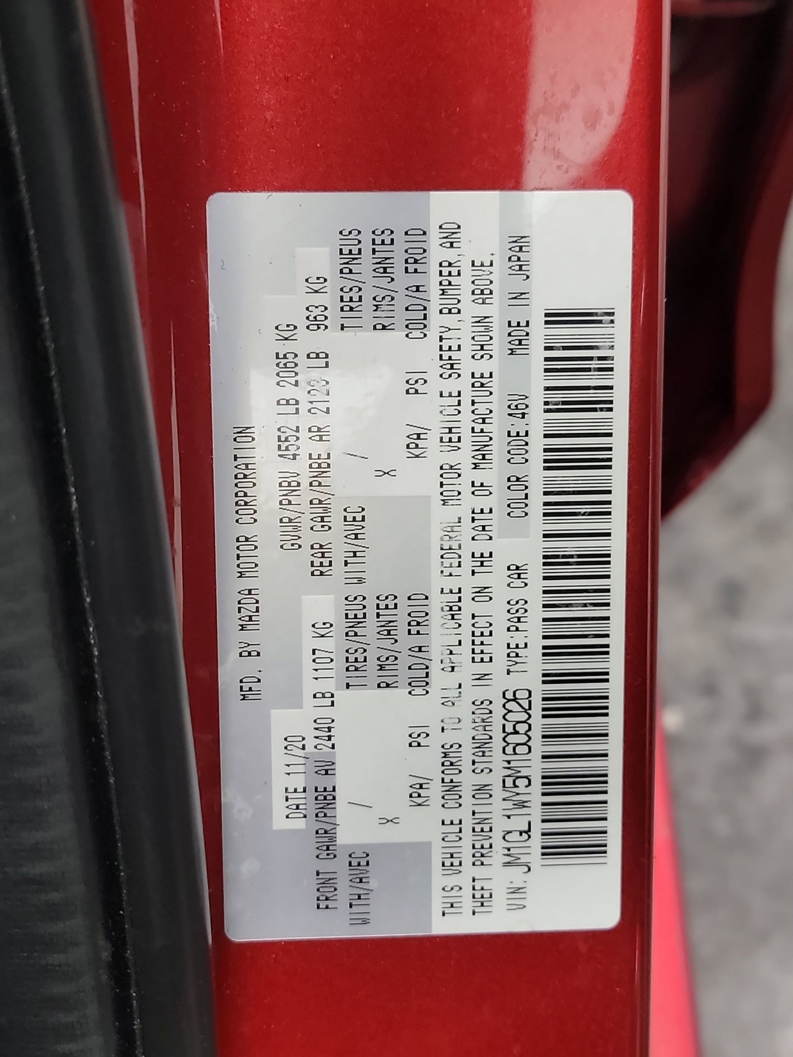 Used 2021 MAZDA MAZDA6 Grand Touring Reserve image 33