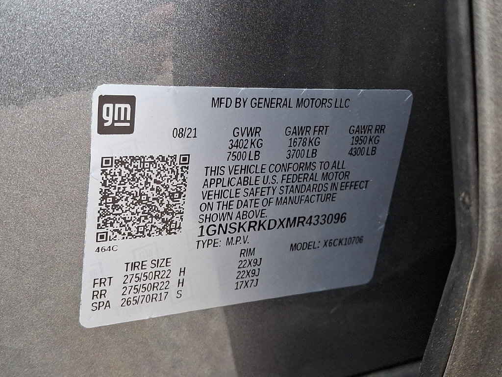 Used 2021 Chevrolet Tahoe RST AWD/4WD image 28