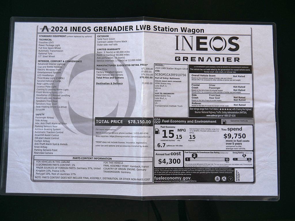 Used 2024 INEOS Grenadier AWD/4WD image 66