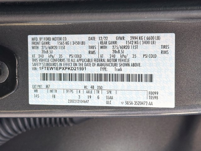 Used 2023 Ford F150 XLT w/ Equipment Group 302A High AWD/4WD image 32