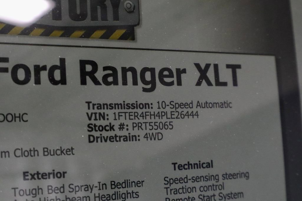 Certified 2023 Ford Ranger XLT w/ Equipment Group 301A Mid image 32