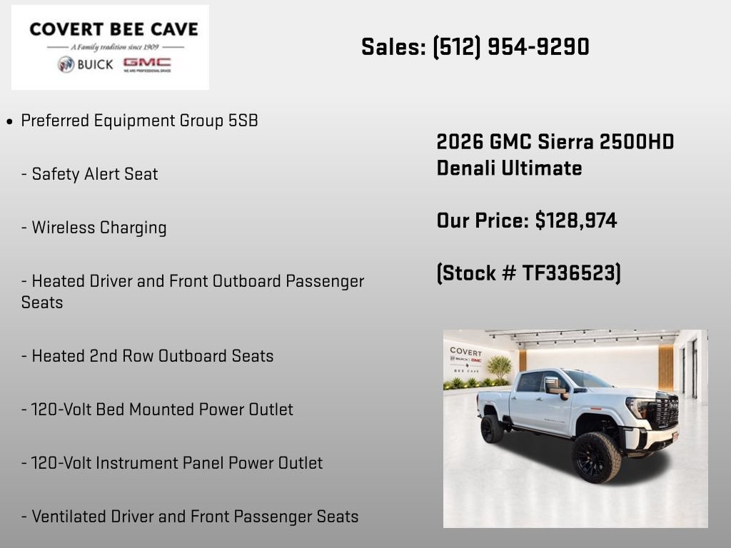 New 2026 GMC Sierra 2500 Denali Ultimate AWD/4WD image 19