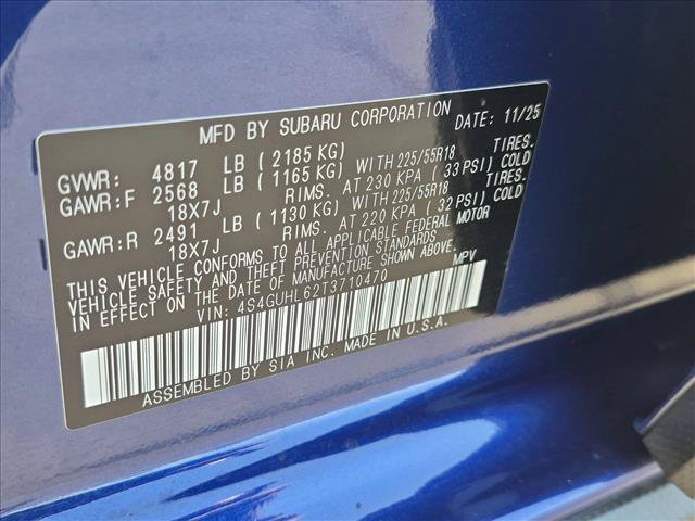 Certified 2026 Subaru Crosstrek 2.5i Limited AWD/4WD image 23