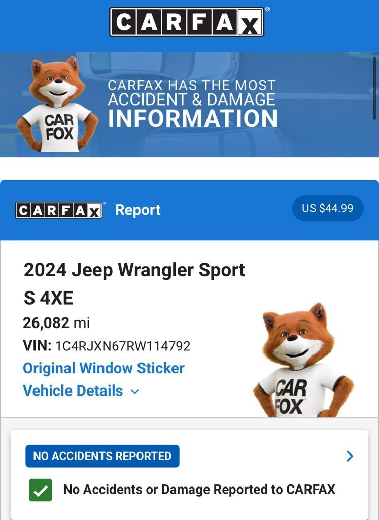Used 2024 Jeep Wrangler Unlimited w/ Convenience Group AWD/4WD image 6