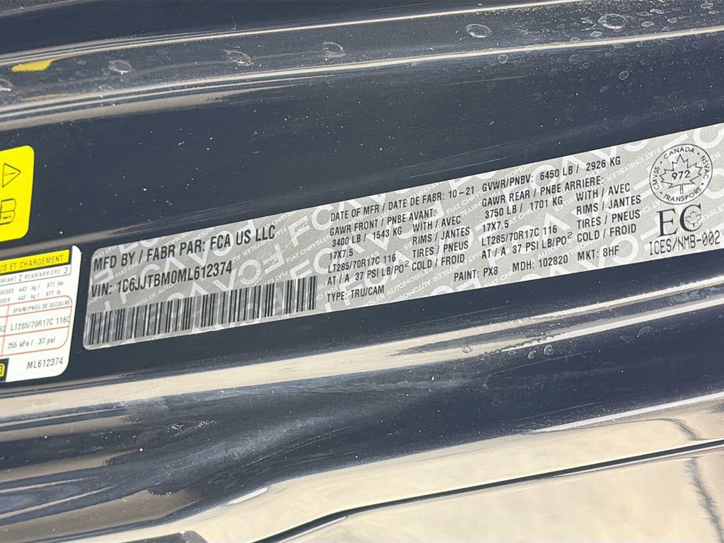 Used 2021 Jeep Gladiator Rubicon w/ Dual Top Group image 35