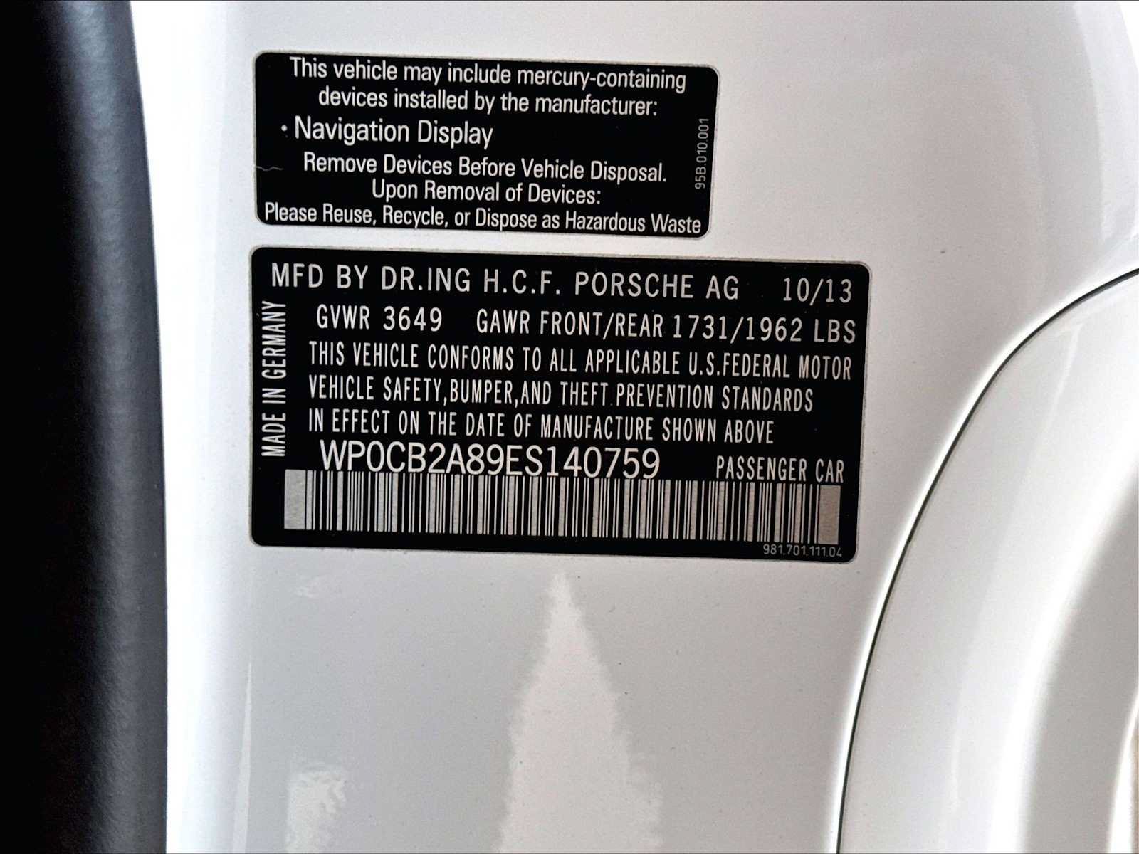 Used 2014 Porsche Boxster S RWD image 31