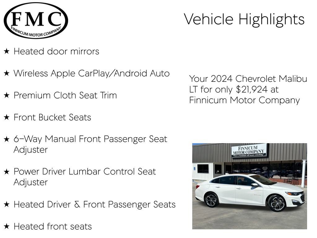 Used 2024 Chevrolet Malibu LT image 21