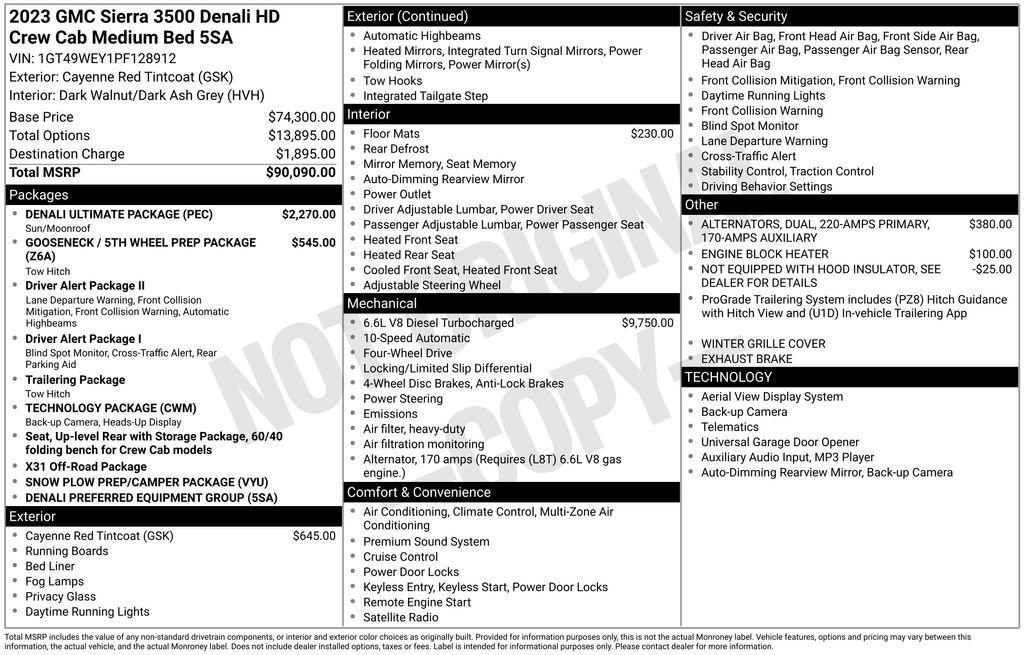Used 2023 GMC Sierra 3500 Denali w/ Denali Ultimate Package image 2