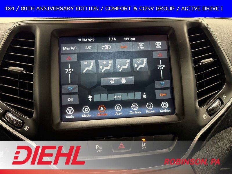 Certified 2021 Jeep Cherokee Latitude Lux 80th Anniv w/ Quick Order Package 26U 80TH image 30