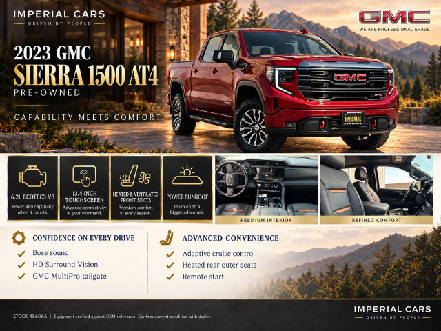 Certified 2023 GMC Sierra 1500 AT4 w/ AT4 Preferred Package AWD/4WD image 37