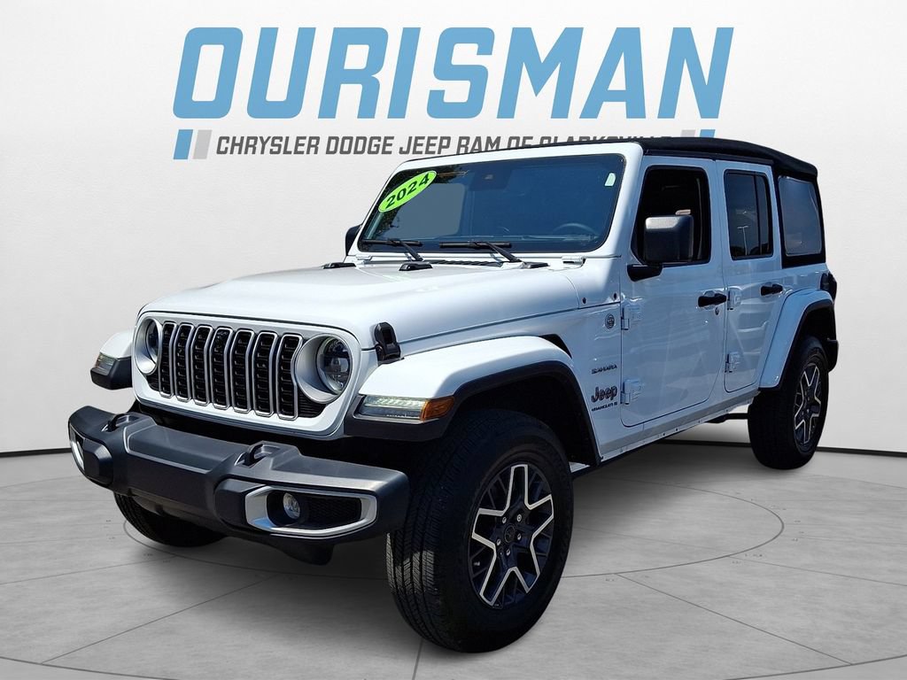 Used 2024 Jeep Wrangler Unlimited Sahara w/ Technology Group AWD/4WD image 3