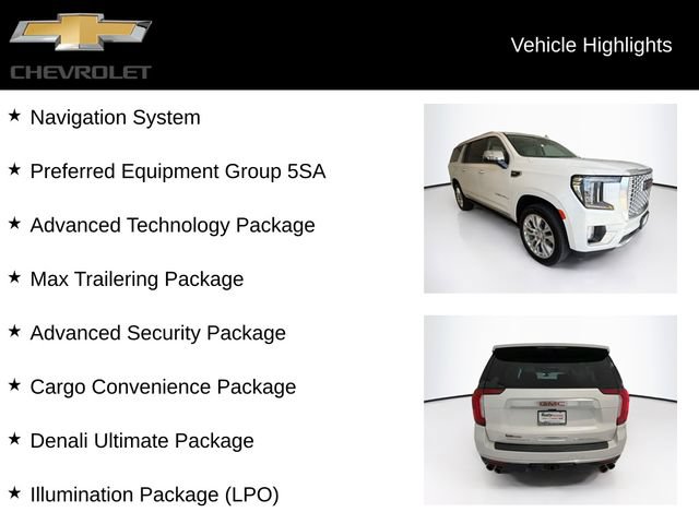 Used 2021 GMC Yukon XL Denali w/ Denali Ultimate Package AWD/4WD image 5