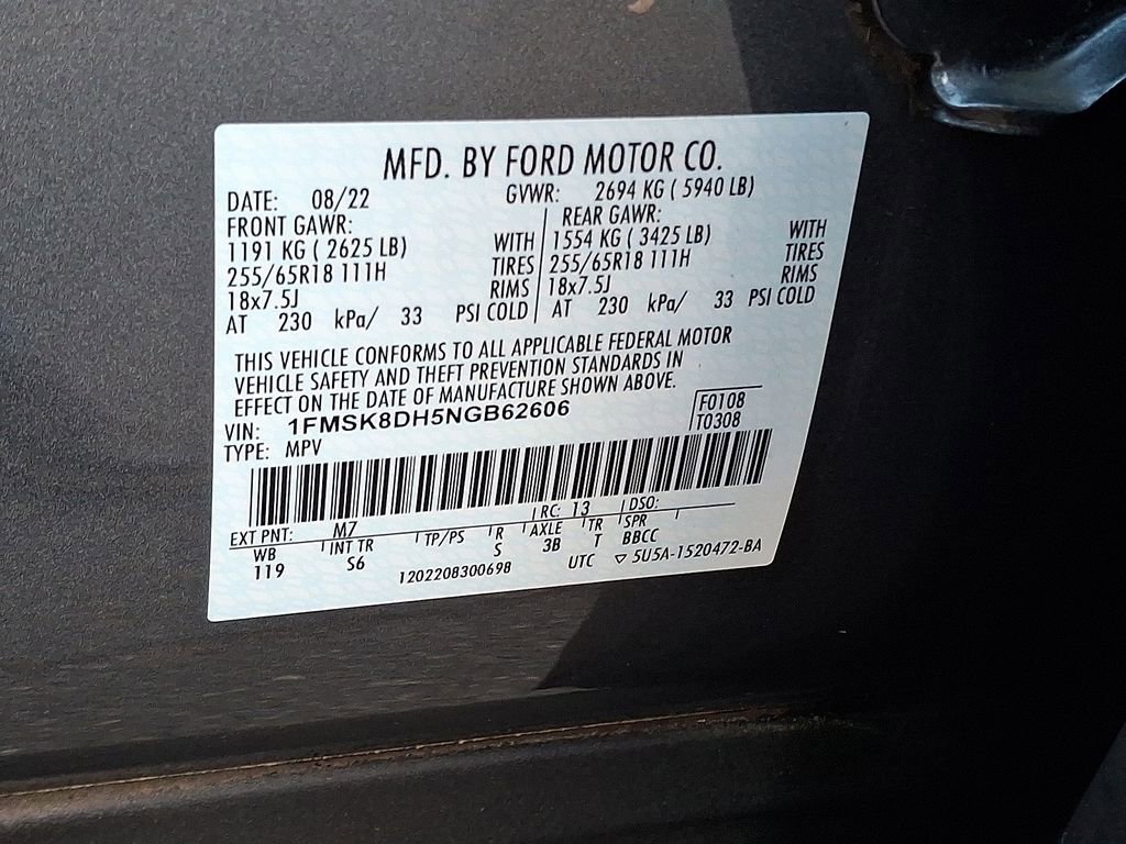 Used 2022 Ford Explorer XLT w/ Equipment Group 202A image 28