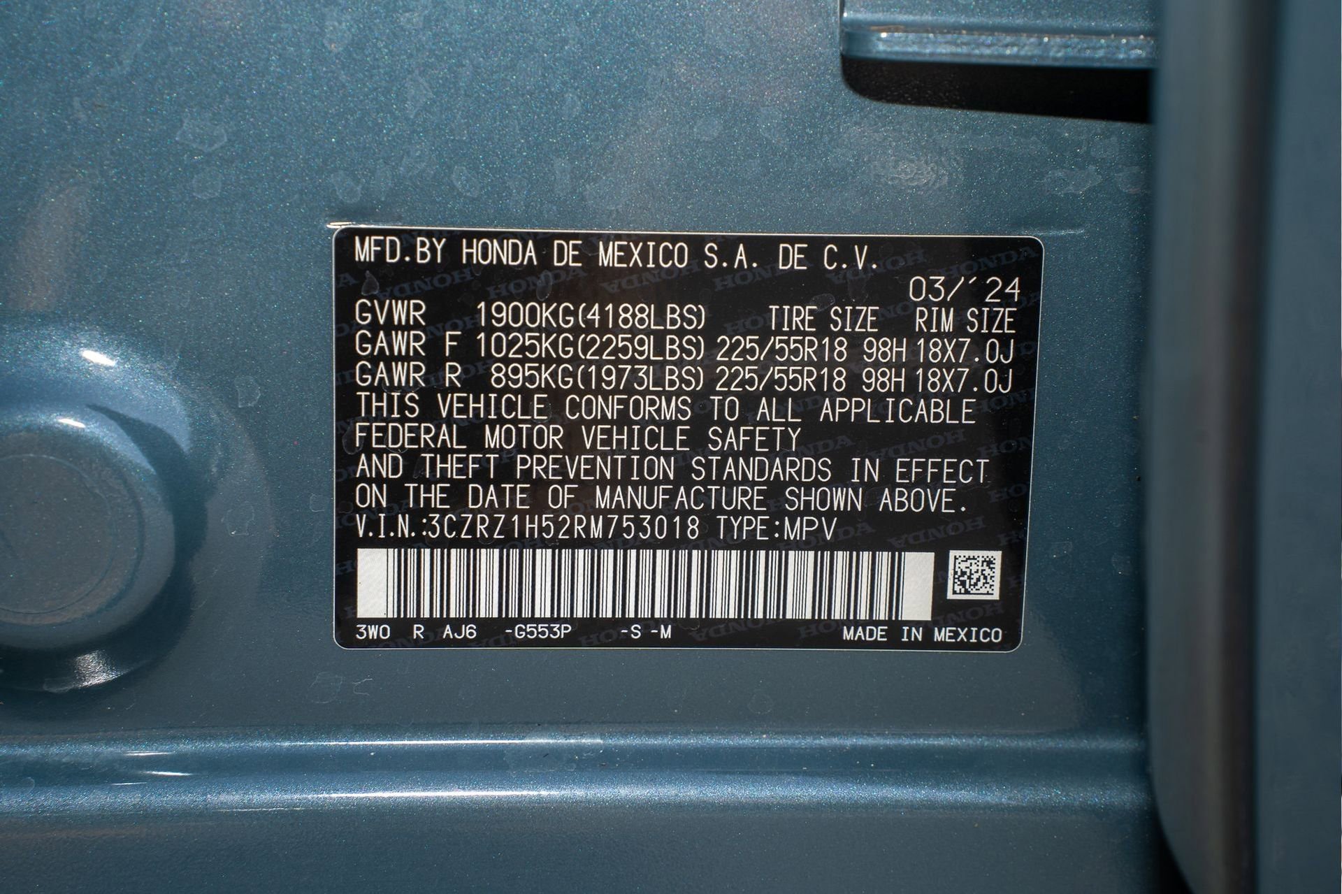 Used 2024 Honda HR-V Sport image 38