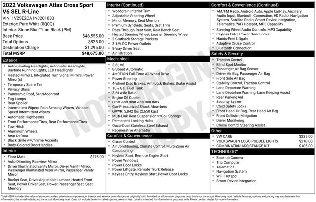 Used 2022 Volkswagen Atlas Cross Sport SEL R-Line image 9